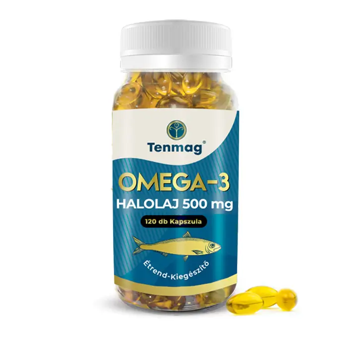 Tenmag Omega-3 halolaj 500 mg kapszula